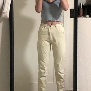 Tan brandy cargo pants